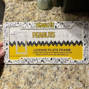 Peanuts License Plate Frame